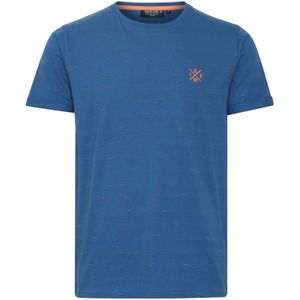 INDICODE JEANS Shirt 'Gabrix'  hemelsblauw / oranje