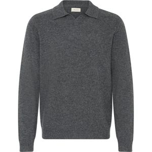 Blend - BHBRANKO POLO SPLITN - Trui - Iron Gate Melange - Polokraag