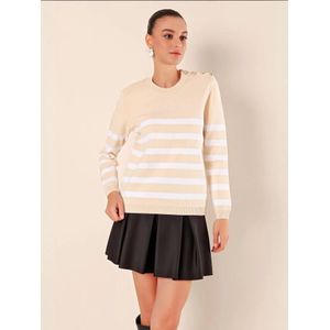 Bigdart Trui  beige / wit