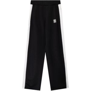 Bershka Broek  zwart / wit