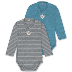 normani Rompertje/body  blauw / grijs / gemengde kleuren