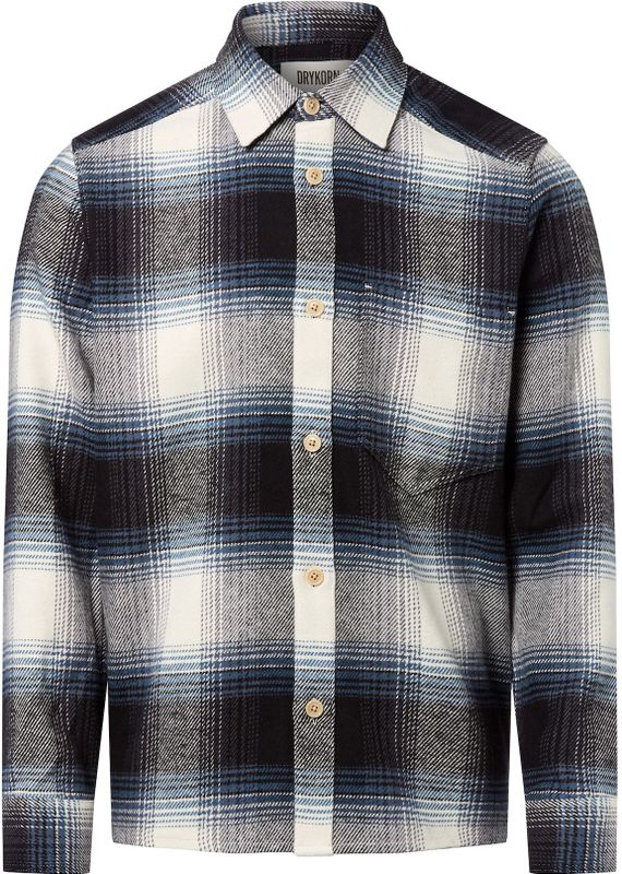 DRYKORN - Dieggo - Overhemd - Blauw - Geruit