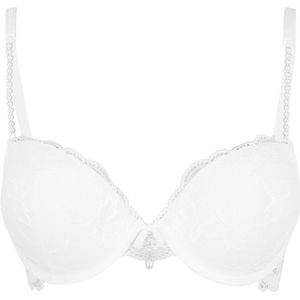 Beugelbeha - Zwart/Aubergine - Kant - Met Uitneembare Vullingen