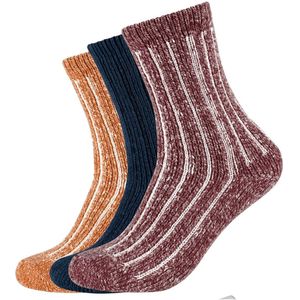 s.Oliver Sokken 'Hygge'  navy / oranje / bordeaux / wit