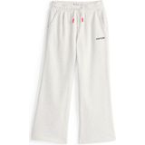 TOMMY HILFIGER - Broek - Grijs Gemêleerd - Sweatstof - Wide Leg