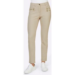 Stretchbroeken - Zand - Katoen/Polyester/Elastaan
