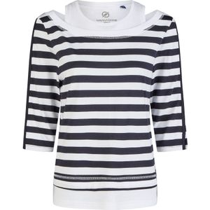 Navigazione Shirt  donkerblauw / natuurwit