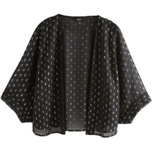 Next Kimono  zwart / zilver