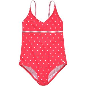 Look - Badpak - Rood - Wit - Polyamide - Verstelbare Bandjes