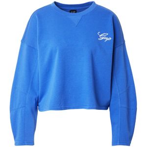 GAP Sweatshirt  blauw / wit