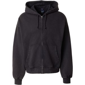 GAP Sweatvest  zwart gemêleerd