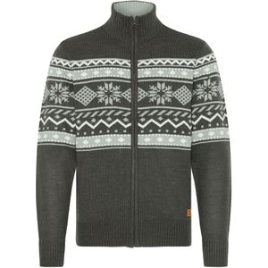 BLEND Gebreid vest ' BHNova '  grijs