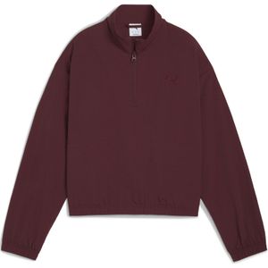 PUMA - HER - Relaxte Top - Dames - Hoge Hals - Korte Rits