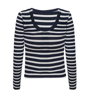 No Matter What Shirt  navy / wit