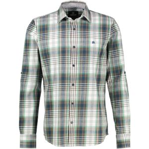 Lerros - Overhemd - Nordic Olive - Lange Mouwen - Katoen