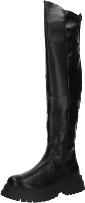 BUFFALO Overknee laarzen 'LENNOX'  zwart