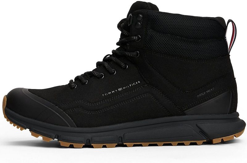 TOMMY HILFIGER - Veterboots - Zwart