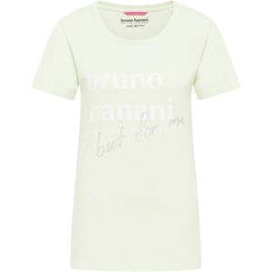 Bruno Banani Shirt 'Avery'  grijs / groen / wit