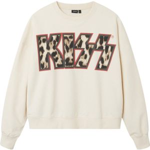 LMTD Sweatshirt 'Kiss'  crème / rood / zwart
