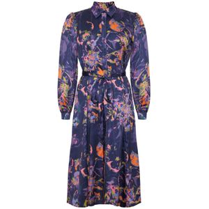 Chi Chi London Blousejurk  pruim / gemengde kleuren