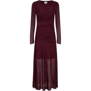 NÜMPH Jurk 'Nucirri'  wijnrood