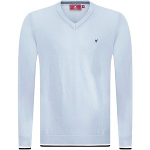 Williot Trui  blauw / zwart / wit