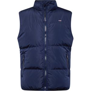 FQ1924 Bodywarmer 'Vinncent'  navy / karmijnrood / wit