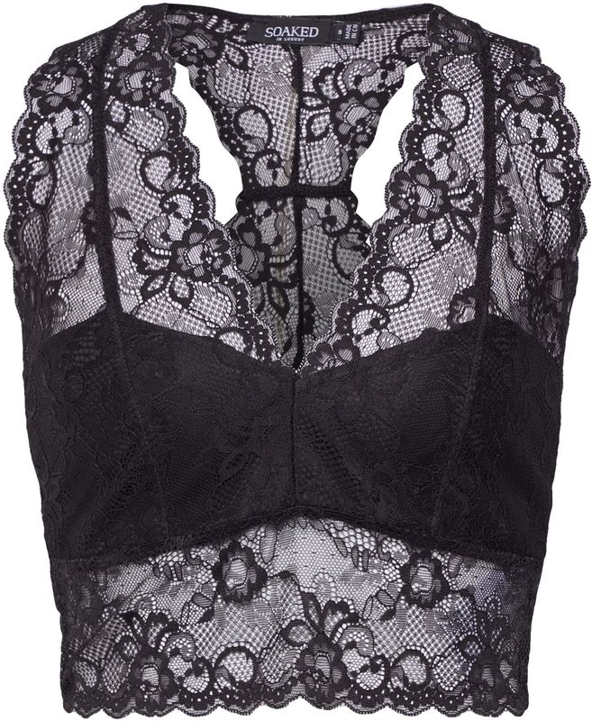 SOAKED IN LUXURY - Dolly - Blouseshirt - Zwart - Mouwloos - Aansluitende Pasvorm