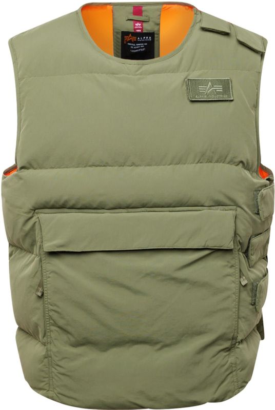 Alpha Industries - Blouson Protector Puffer Vest - Sage/Green - Winterjassen