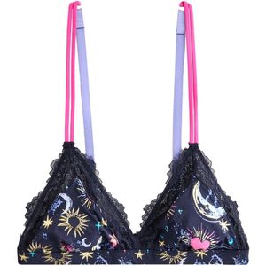 Next BH 'CoppaFeel X Next'  nachtblauw / geel / lavendel / lichtroze