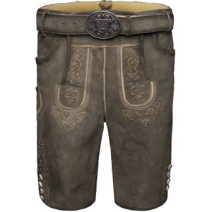 Krüger Buam Klederdracht broek 'Mailo'  donkerbruin