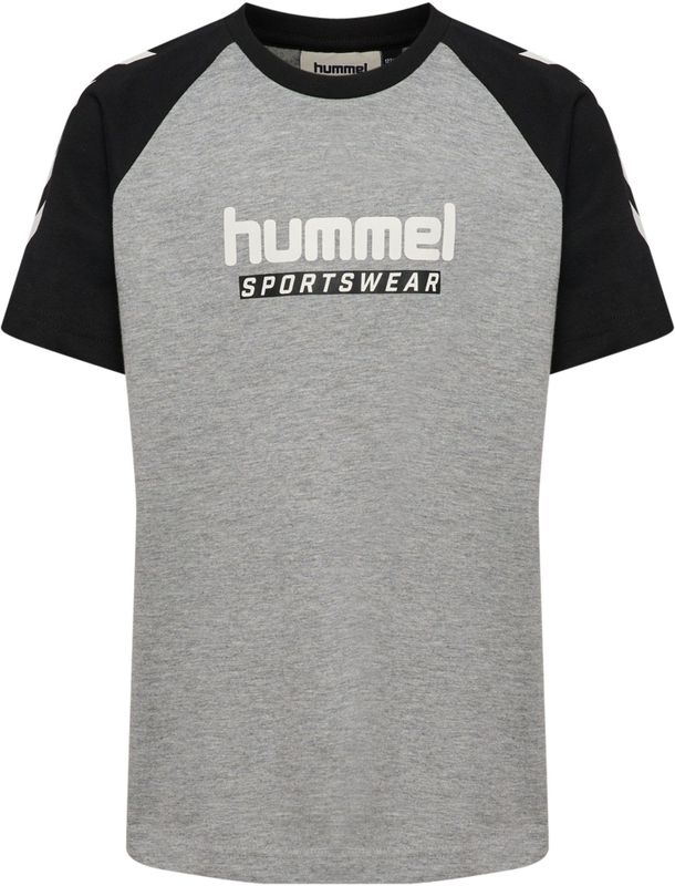 Hummel - T-shirt - Kinderlogo - Zacht Gebreide Jersey Stof - Biologisch Katoen
