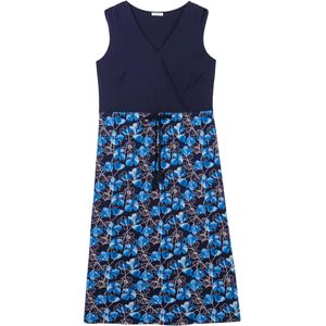 SHEEGO Jurk  blauw / marine / azuur / wit