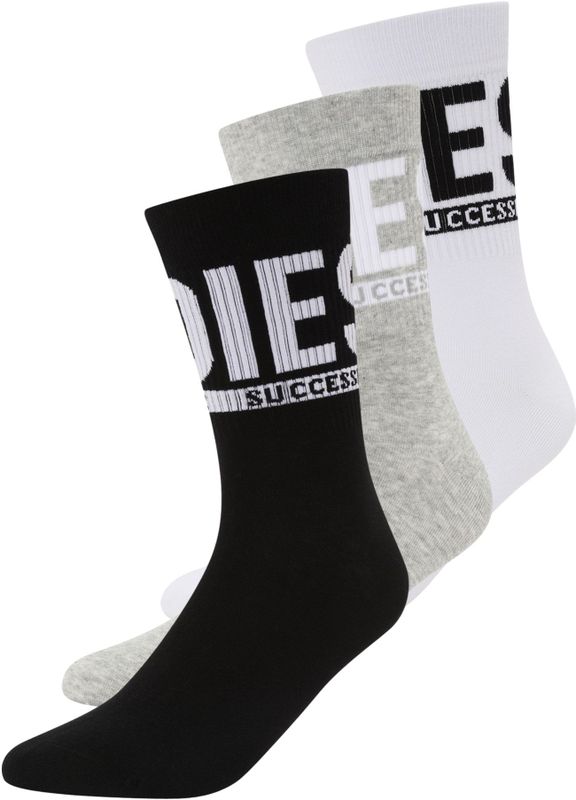 Diesel - 00sayj-2qatv - Sokken - Set van 3 Paren - Biologisch Katoen