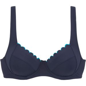 Look - Beugelbikini - Marine - Polyamide - Handwas