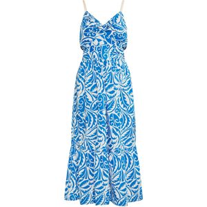 IZIA Zomerjurk  royal blue/koningsblauw / wit