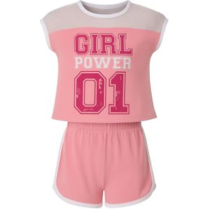 For You Moda Set  grijs / pink / rosa / wit