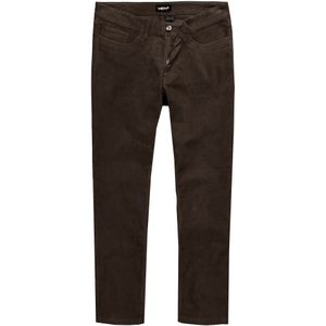 Men Plus Broek  donkerbruin