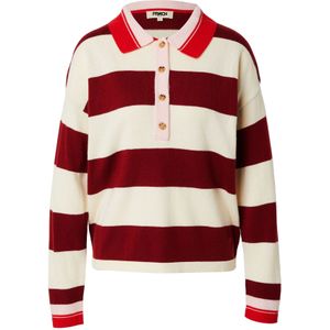 FRNCH PARIS Trui  crème / rosa / rood / bordeaux
