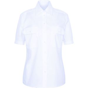 Seidensticker - Blouse - Lichtblauw - 1/2 Uni - Slim Fit