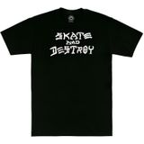 THRASHER Shirt 'SKATE AND DESTROY'  zwart