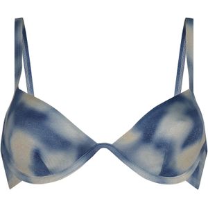 Hunkemöller Bikinitop 'Lagoa'  blauw / wit