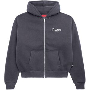 Prohibited Sweatvest  donkergrijs / wit