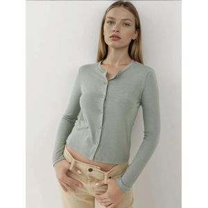 Hiccup Gebreid vest  mintgroen