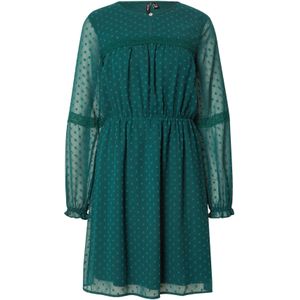VERO MODA Jurk 'VMLIZA'  donkergroen