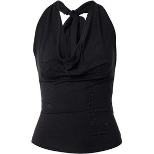 WEEKDAY Top 'Kelsey'  zwart