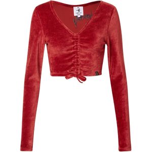 VIERVIER Shirt 'Joana'  bordeaux