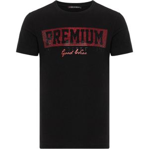 CIPO & BAXX Shirt  rood / zwart