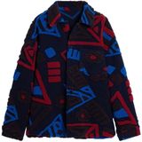 Etnisch Jack - Oversized - Met Knoopsluiting - 3D-reliëf