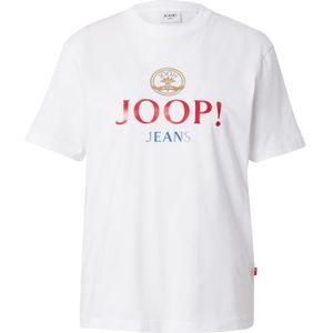 JOOP! Jeans Shirt 'Temari'  blauw / ombergrijs / rood / wit